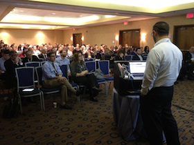 Gil Perl presenting at my session on 21st Century Learning Environments.