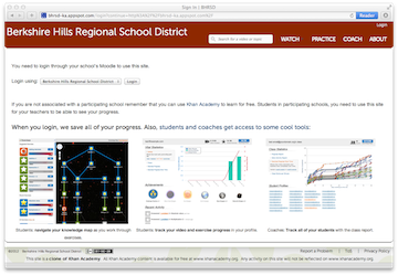Screen capture of BHRSD KA Clone.